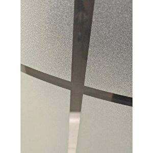 Duşakabin Oval Kumlama Karomat Desen 5mm Yükseklik 190 Cm - Ölçü : 90x90 Cm 90x90 cm
