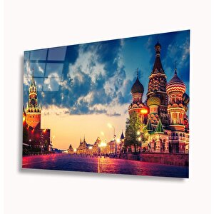 Şehir Manzaralı Cam Tablo 50x70 cm