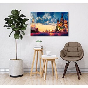 Şehir Manzaralı Cam Tablo 50x70 cm