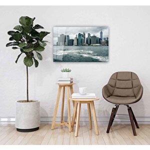 Şehir Manzaralı Cam Tablo 50x70 cm
