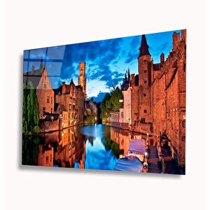 Şehir Mimari Cam Tablo 50x70 cm