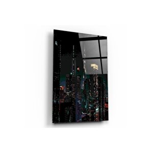 Şehir Manzarası Cam Tablo 50x70 cm