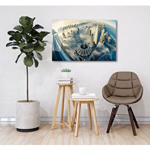 Şehir Manzaralı Cam Tablo 50x70 cm