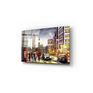 Şehir Manzara Cam Tablo 50x70 cm