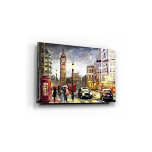 Şehir Manzara Cam Tablo 50x70 cm