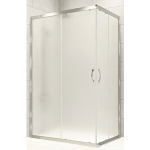 Duşakabin Kare Buzlu 5mm Yükseklik 190 Cm - Ölçü : 80x90 Cm 80x90 cm