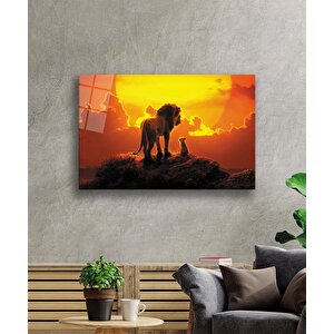 Aslan Cam Tablo 50x70 cm