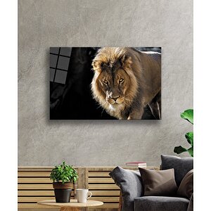 Aslan Cam Tablo 90x60 cm