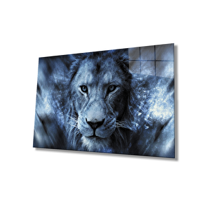 Aslan Cam Tablo 36x23 cm