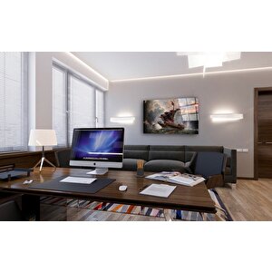 Gemi Cam Tablo 36x23 cm