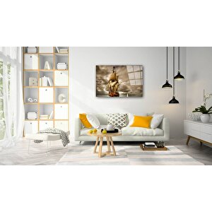 Gemi Cam Tablo 36x23 cm