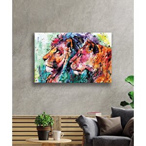 Aslan Cam Tablo 50x70 cm