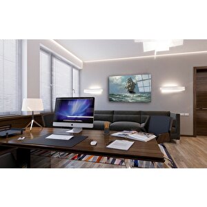 Gemi Cam Tablo 36x23 cm