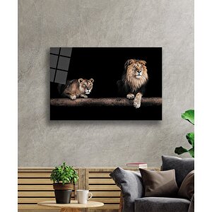 Aslan Cam Tablo 50x70 cm