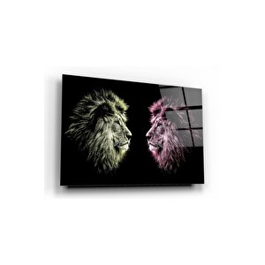 Aslan Cam Tablo 50x70 cm