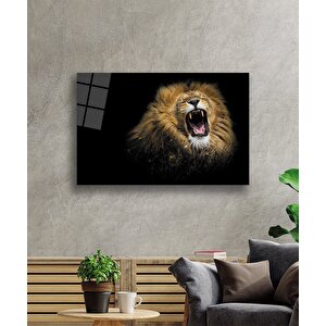 Aslan Cam Tablo 36x23 cm