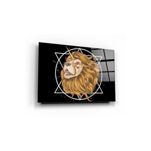Aslan Cam Tablo 70x110 cm