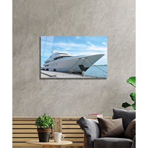 Limanda Gemi Cam Tablo 50x70 cm