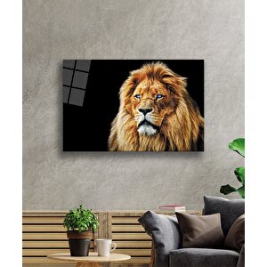 Aslan Cam Tablo 90x60 cm