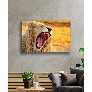 Aslan Cam Tablo 36x23 cm