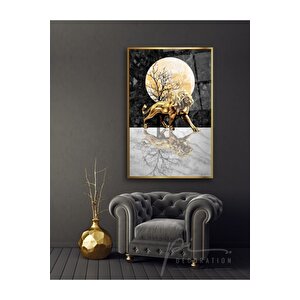 Aslan Cam Tablo 50x70 cm