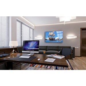 Gemi Cam Tablo 50x70 cm