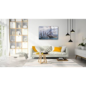 Gemi Cam Tablo 36x23 cm