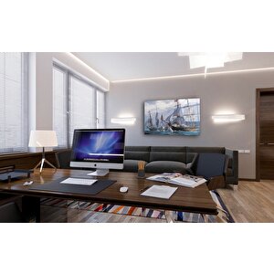 Gemi Cam Tablo 36x23 cm