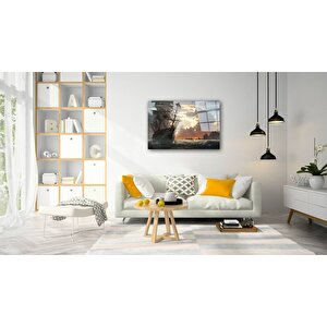 Gemi Cam Tablo 50x70 cm