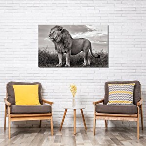 Aslan Cam Tablo 36x23 cm