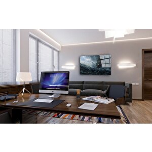 Gemi Cam Tablo 90x60 cm