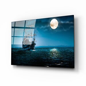 Gemi Cam Tablo 50x70 cm