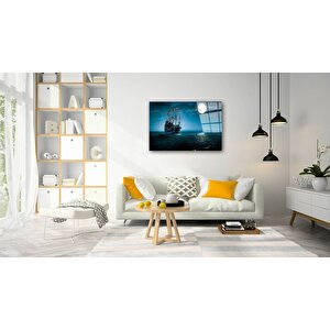 Gemi Cam Tablo 50x70 cm