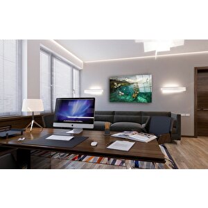 Gemi Cam Tablo 36x23 cm