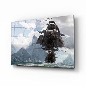 Gemi Cam Tablo 50x70 cm