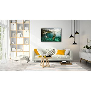 Gemi Cam Tablo 110x70 cm