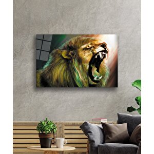 Aslan Cam Tablo 110x70 cm