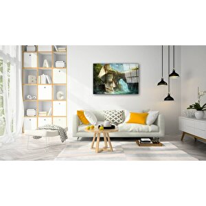 Gemi Cam Tablo 36x23 cm