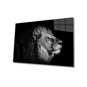 Aslan Cam Tablo 36x23 cm