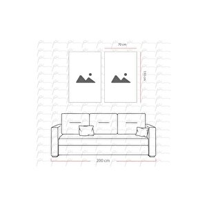 Aslan Double Cam Tablo 50x70 cm