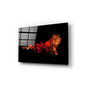 Aslan Cam Tablo 50x70 cm