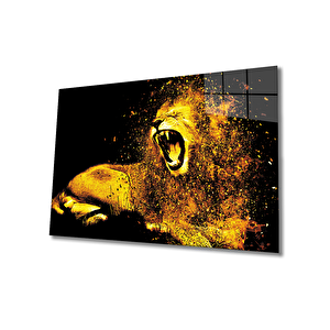 Aslan Cam Tablo 50x70 cm