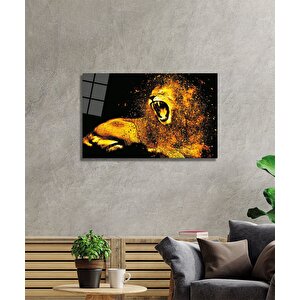 Aslan Cam Tablo 50x70 cm
