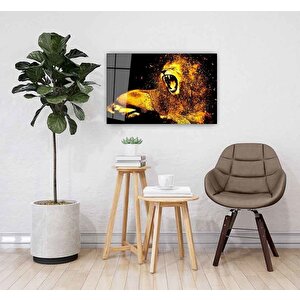 Aslan Cam Tablo 50x70 cm