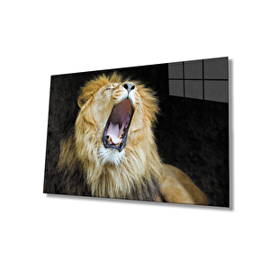Aslan Cam Tablo 110x70 cm