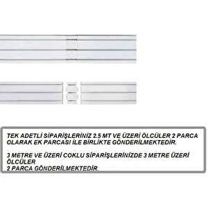 Süper Pvc 3 Kanallı Perde Kornişi