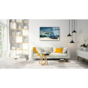 Gemi Cam Tablo 36x23 cm