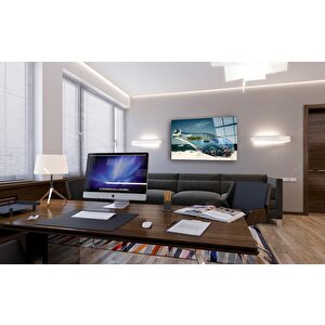 Gemi Cam Tablo 36x23 cm