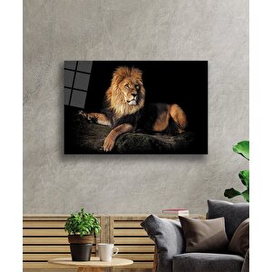 Aslan Cam Tablo 110x70 cm