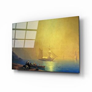 Gemi Cam Tablo 50x70 cm